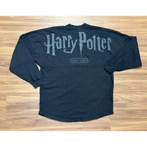 Harry Potter New York Exclusive Puff Spirit Jersey Mens Black Long Sleeve Sz XS